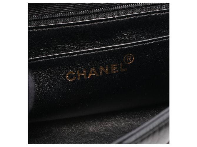 Borsa Chanel Matelassé Diana Flap Nero - vista 4