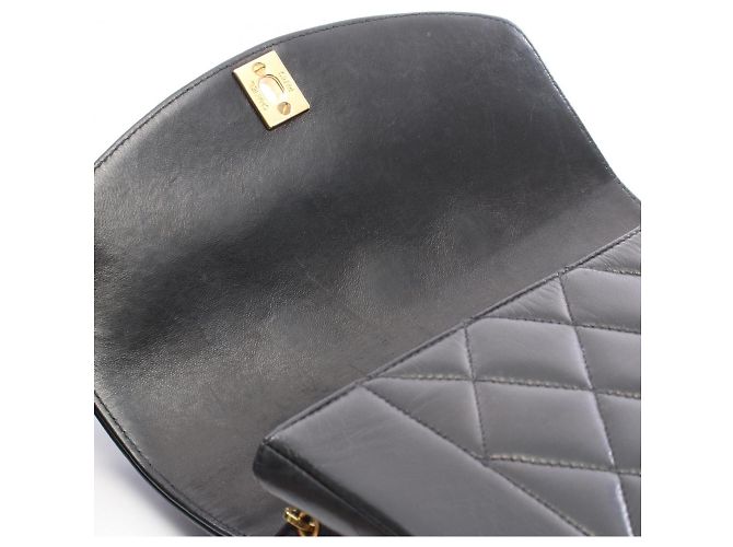 Borsa Chanel Matelassé Diana Flap Nero - vista 7