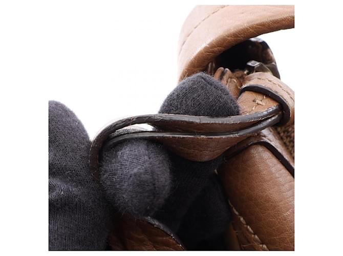 Borsa a Spalla Gucci Interlocking G Marrone - vista 12