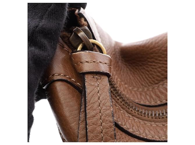 Borsa a Spalla Gucci Interlocking G Marrone - vista 13