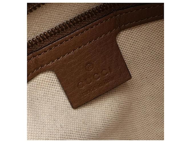Borsa a Spalla Gucci Interlocking G Marrone - vista 4