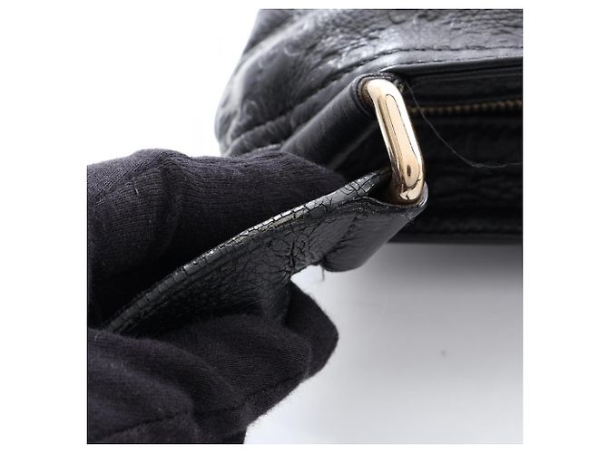 Borsa a Spalla Gucci Guccissima Nero - vista 10