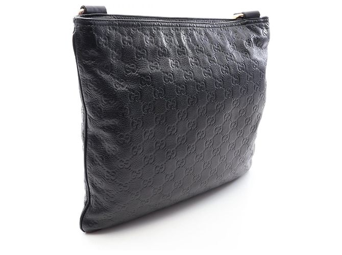 Borsa a Spalla Gucci Guccissima Nero - vista 2