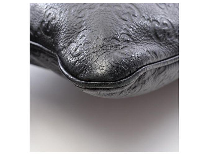 Borsa a Spalla Gucci Guccissima Nero - vista 8