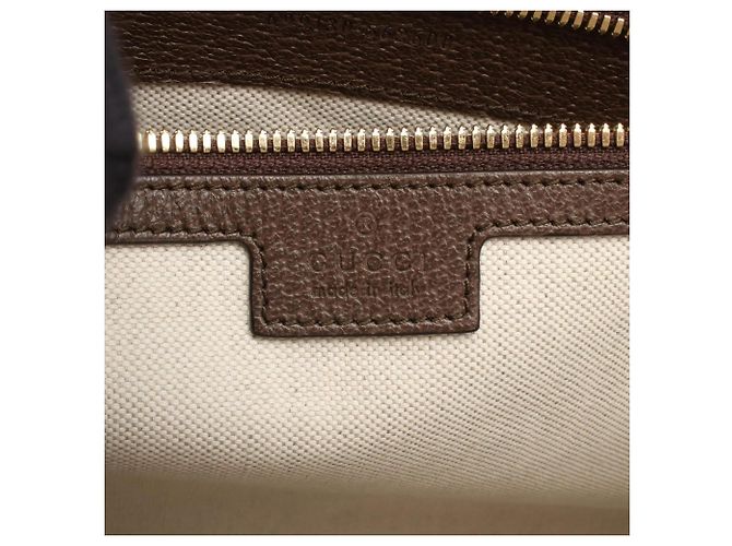 Borsa a tracolla Gucci Jumbo GG Marrone Beige - vista 4
