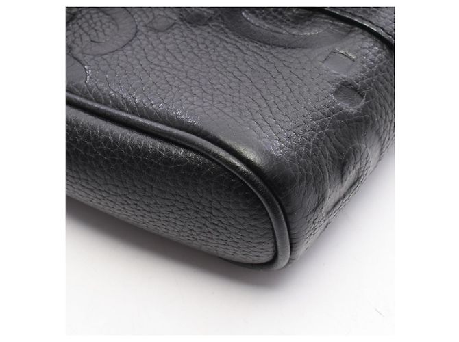 Piccola borsa messenger Gucci in pelle nera Nero - vista 5