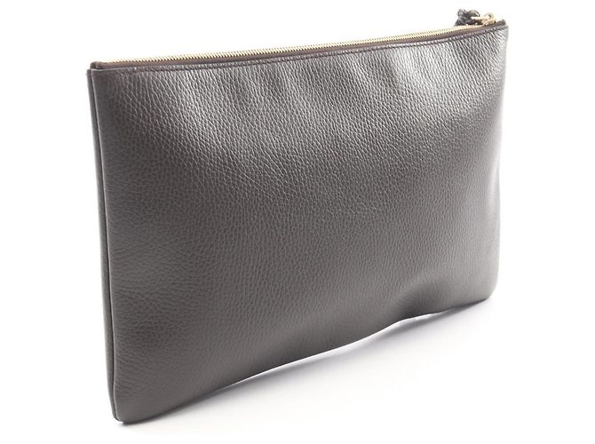 Gucci Bamboo Second Bag Clutch Handtasche Braun - Ansicht 2