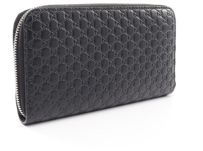 Cartera larga Microguccissima Gucci Negro - vista 2