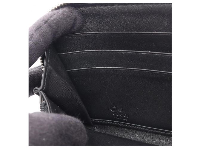 Cartera larga Microguccissima Gucci Negro - vista 6