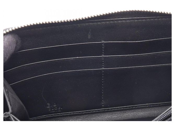 Cartera larga Microguccissima Gucci Negro - vista 7