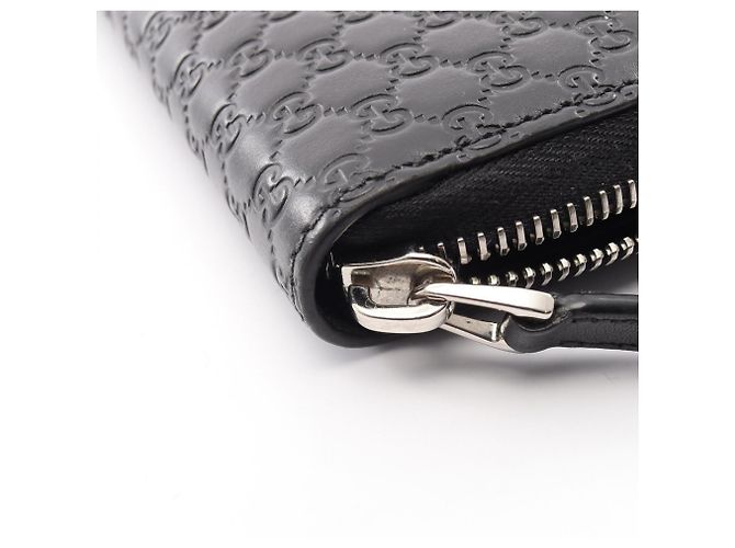 Cartera larga Microguccissima Gucci Negro - vista 8