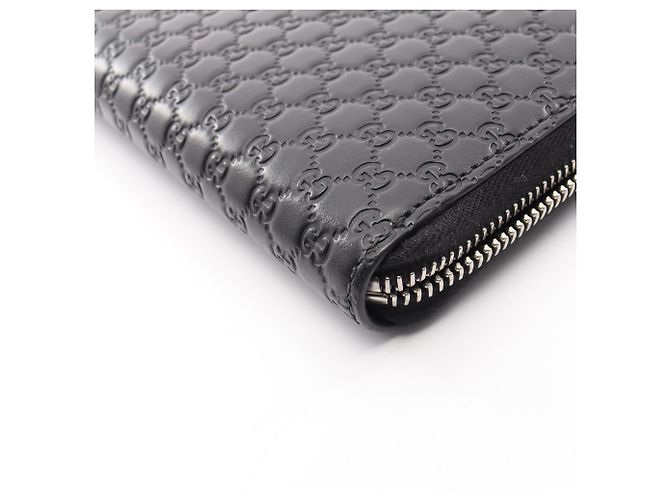 Cartera larga Microguccissima Gucci Negro - vista 9