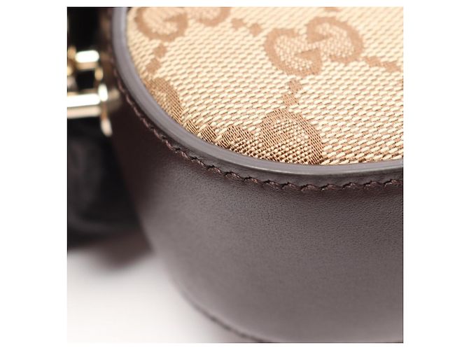 Borsa Gucci Moonside Sherry Line Marrone Beige - vista 6