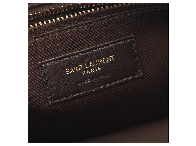 Borsa a tracolla Monogram Yves Saint Laurent Marrone - vista 4