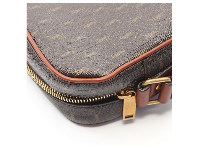 Borsa a tracolla Monogram Yves Saint Laurent Marrone - vista 6