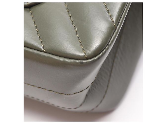 Borsa a Spalla Chanel 2.55 Chevron V-stitch Cachi - vista 10
