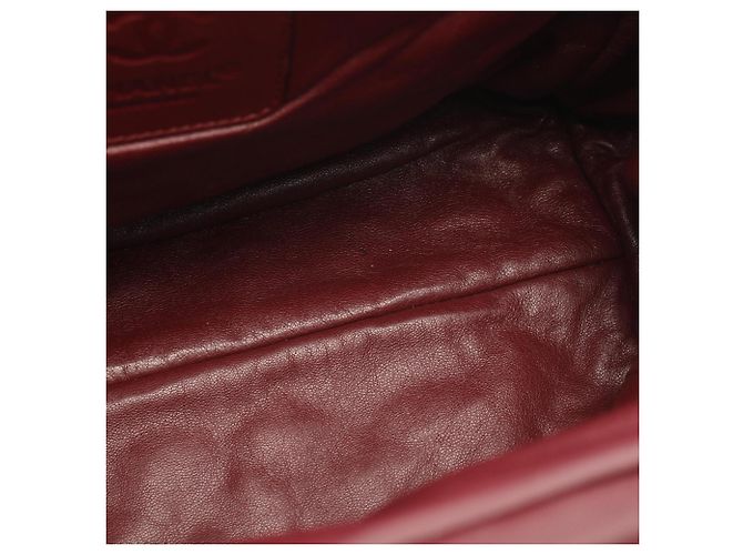 Borsa Tote Chanel Coco Cocoon Nero Bordò - vista 8