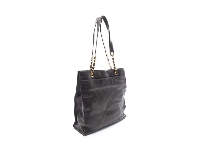 Borsa Tote Chanel Coco Mark Nero - vista 2