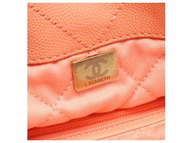 Zaino/Borsa Chanel 22 in pelle rosa Large - vista 5