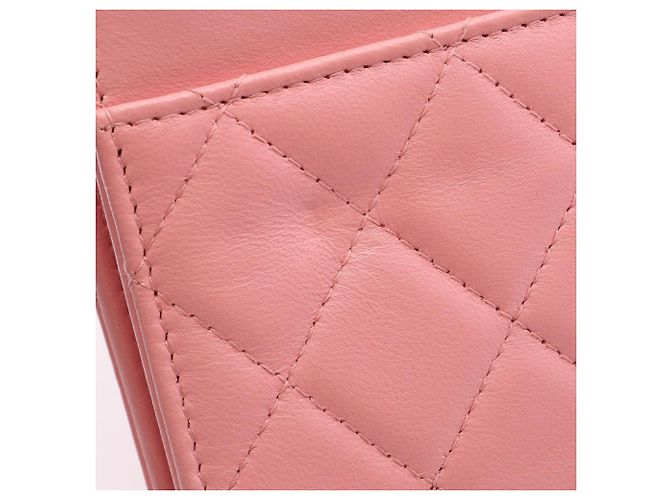 Borsa Chanel Trendy CC Matelassé in agnello Rosa - vista 12