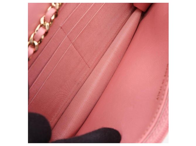 Borsa Chanel Trendy CC Matelassé in agnello Rosa - vista 14