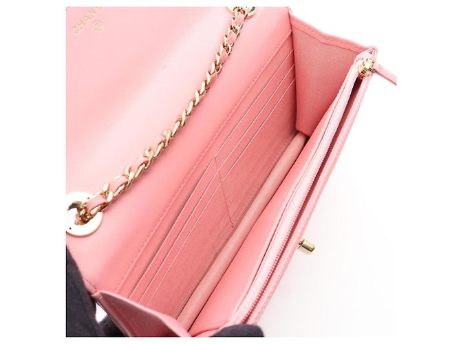 Borsa Chanel Trendy CC Matelassé in agnello Rosa - vista 3
