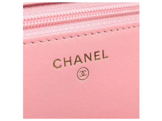 Borsa Chanel Trendy CC Matelassé in agnello Rosa - vista 4