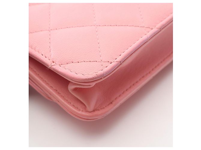 Borsa Chanel Trendy CC Matelassé in agnello Rosa - vista 6
