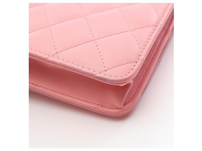 Borsa Chanel Trendy CC Matelassé in agnello Rosa - vista 7