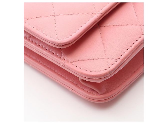 Borsa Chanel Trendy CC Matelassé in agnello Rosa - vista 9