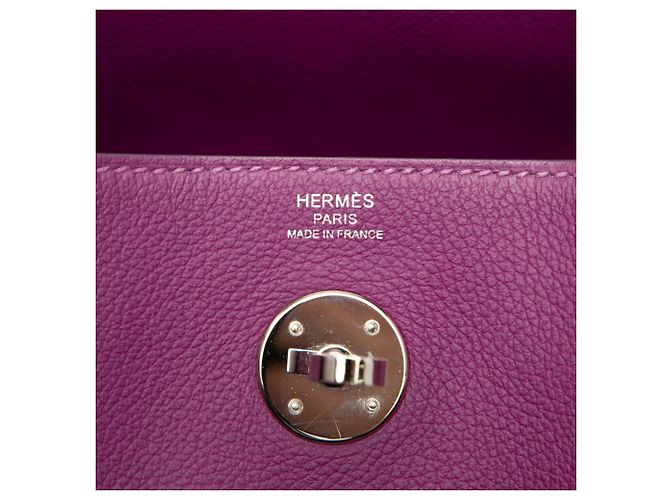 Hermès Borsa Hermes Lindy 26 in Anemone Purple Porpora - vista 5