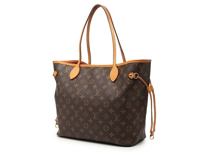 Borsa Tote Louis Vuitton Monogram Neverfull MM Marrone - vista 2