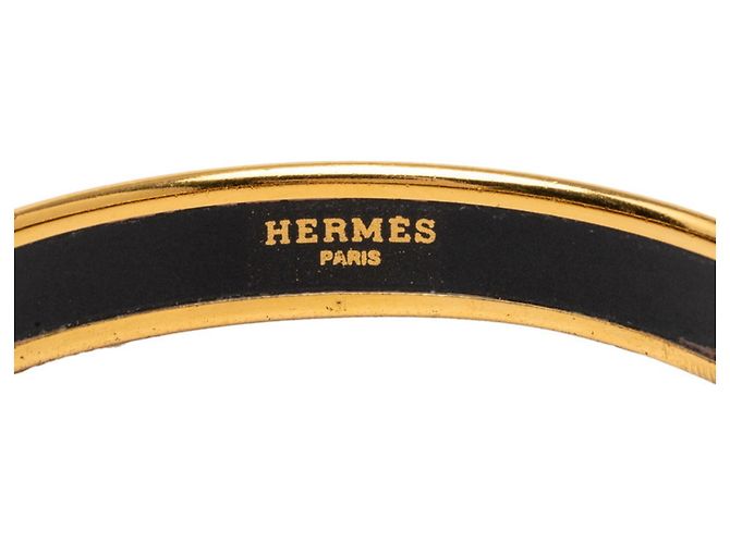 Hermès Pulsera Email PM Cloisonné Hermes Negro Multicolor Dorado - vista 4