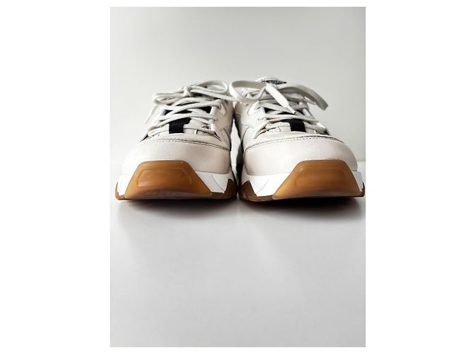Sneakers Axel Arigato "BR-2/3AG Lithium Ion" Nero Bianco Beige - vista 3