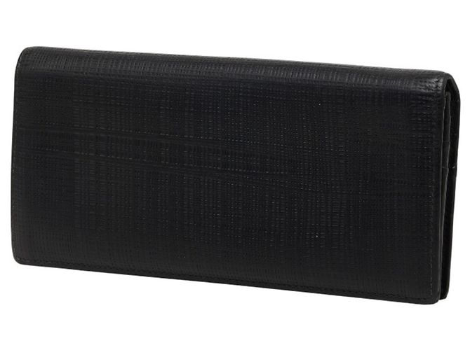 Cartera larga de lino Anagram Loewe Negro - vista 2