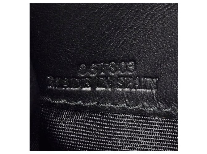 Cartera larga de lino Anagram Loewe Negro - vista 9