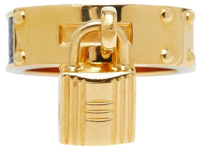Hermès Hermes Kelly Schalring Schwarz Golden - Ansicht 2