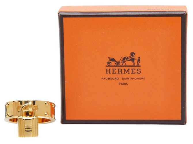 Hermès Hermes Kelly Schalring Schwarz Golden - Ansicht 6