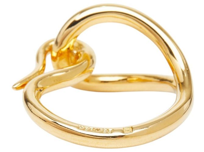 Ring Hermès Anillo para pañuelo Jumbo Hermes en Oro Dorado - vista 4