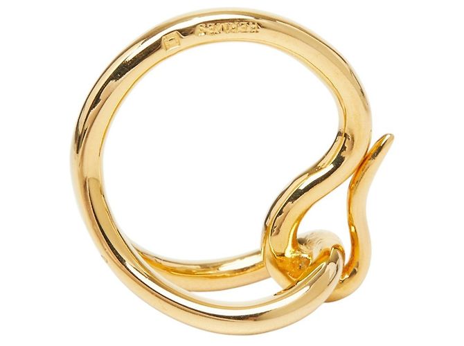 Ring Hermès Anillo para pañuelo Jumbo Hermes en Oro Dorado - vista 5