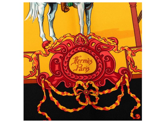 Hermès Sciarpa Hermes Carre 90 Real Escuela Andaluza del Arte Multicolore - vista 3