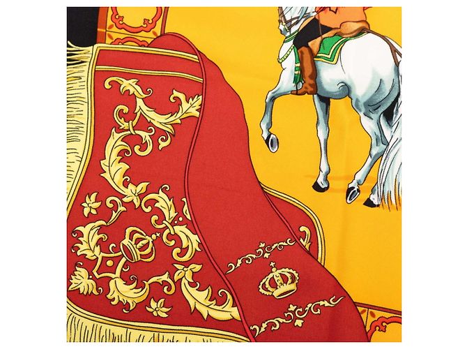Hermès Sciarpa Hermes Carre 90 Real Escuela Andaluza del Arte Multicolore - vista 5
