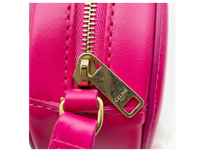 Céline Borsa a Spalla Celine Oval Purse Cuile Triomphe Rosa - vista 7