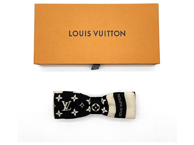 Barrette Monogram Bicolore Louis Vuitton Nero Beige - vista 12