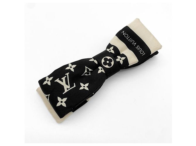 Barrette Monogram Bicolore Louis Vuitton Nero Beige - vista 2