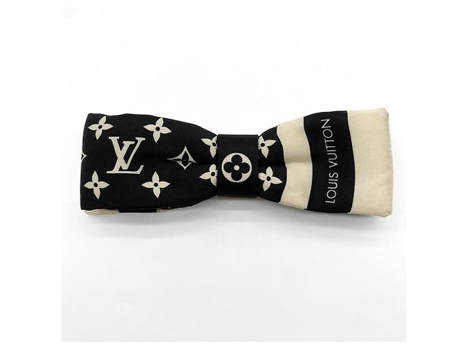 Barrette Monogram Bicolore Louis Vuitton Nero Beige - vista 3