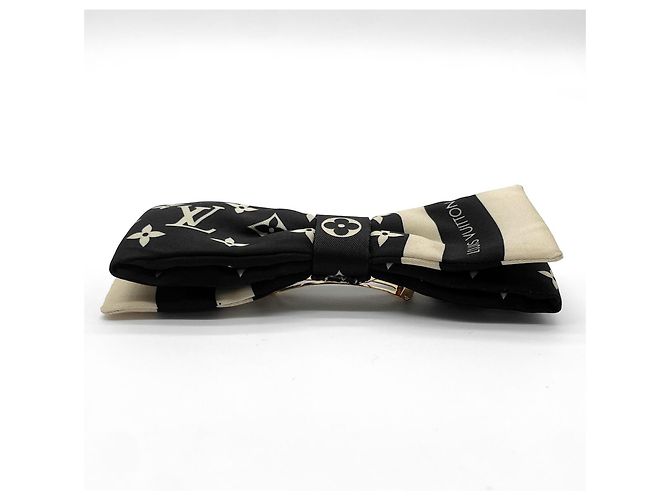 Barrette Monogram Bicolore Louis Vuitton Nero Beige - vista 7
