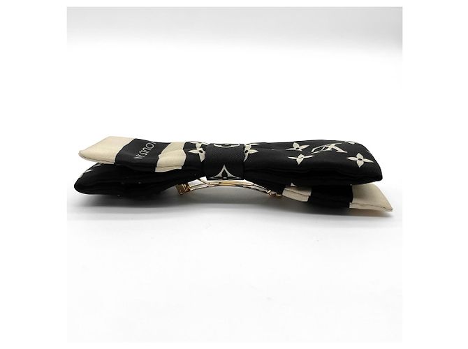 Barrette Monogram Bicolore Louis Vuitton Nero Beige - vista 8