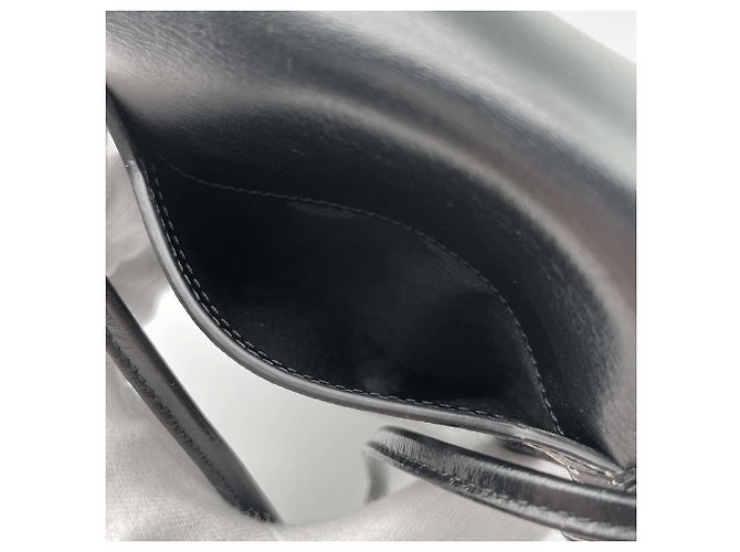 Céline Bolso de hombro Phone Pouch CELINE Negro Blanco - vista 6