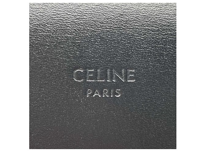 Céline Bolso de hombro Phone Pouch CELINE Negro Blanco - vista 7
